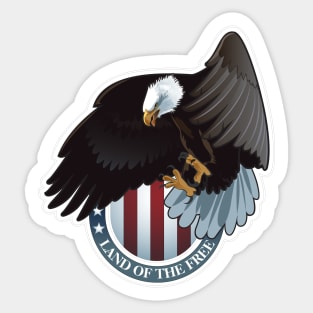 Land of the Free Sticker